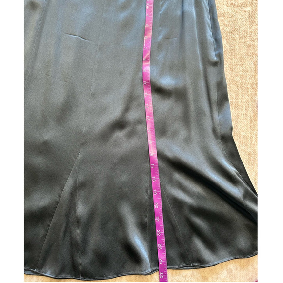 Elieen Fisher Blue Silk Skirt Set with Embellished Tank and Cardigan Size M - Picture 9 of 16